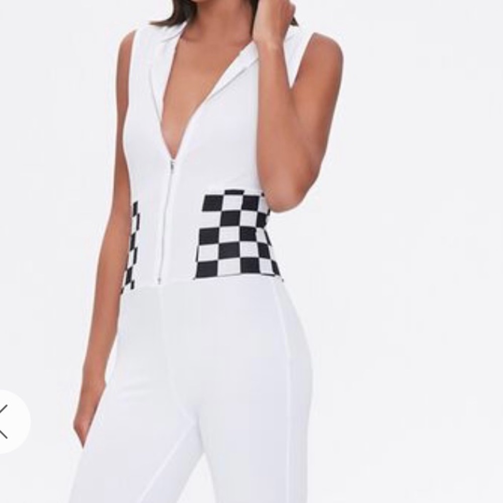 NWT FOREVER 21 Sexy Hooded Jumpsuit, M